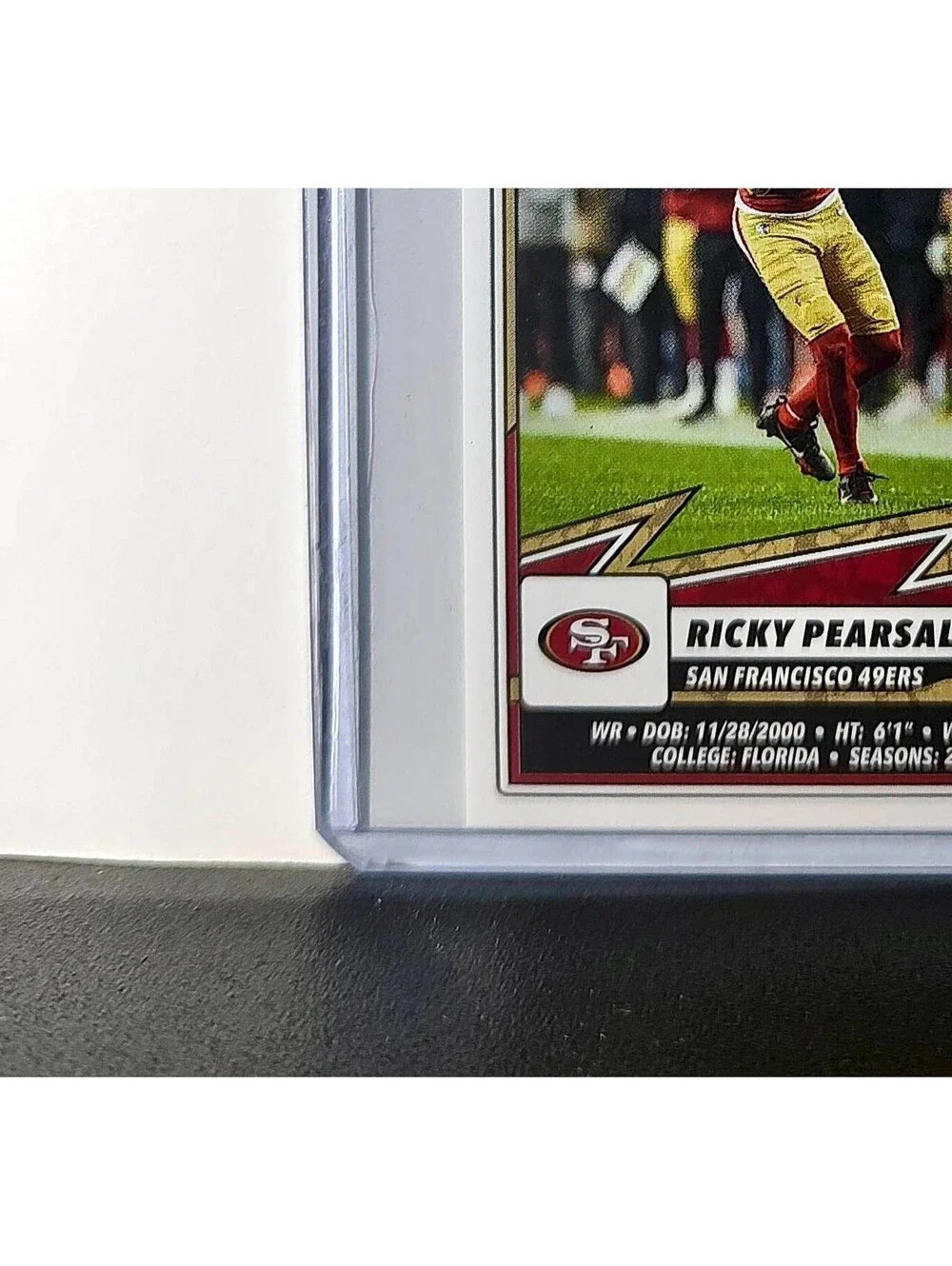 Ricky Pearsall 2025 Panini NFL #524 Sticker San Francisco 49ers